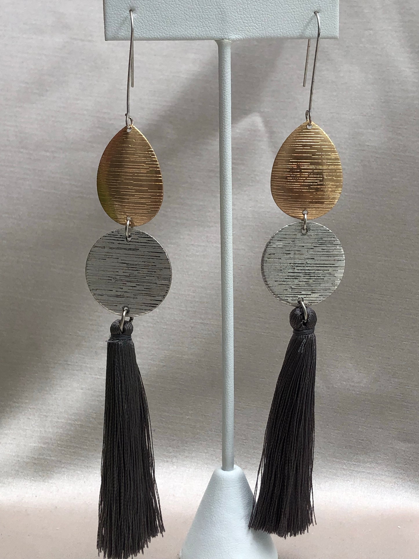 Black Tassel Earrings
