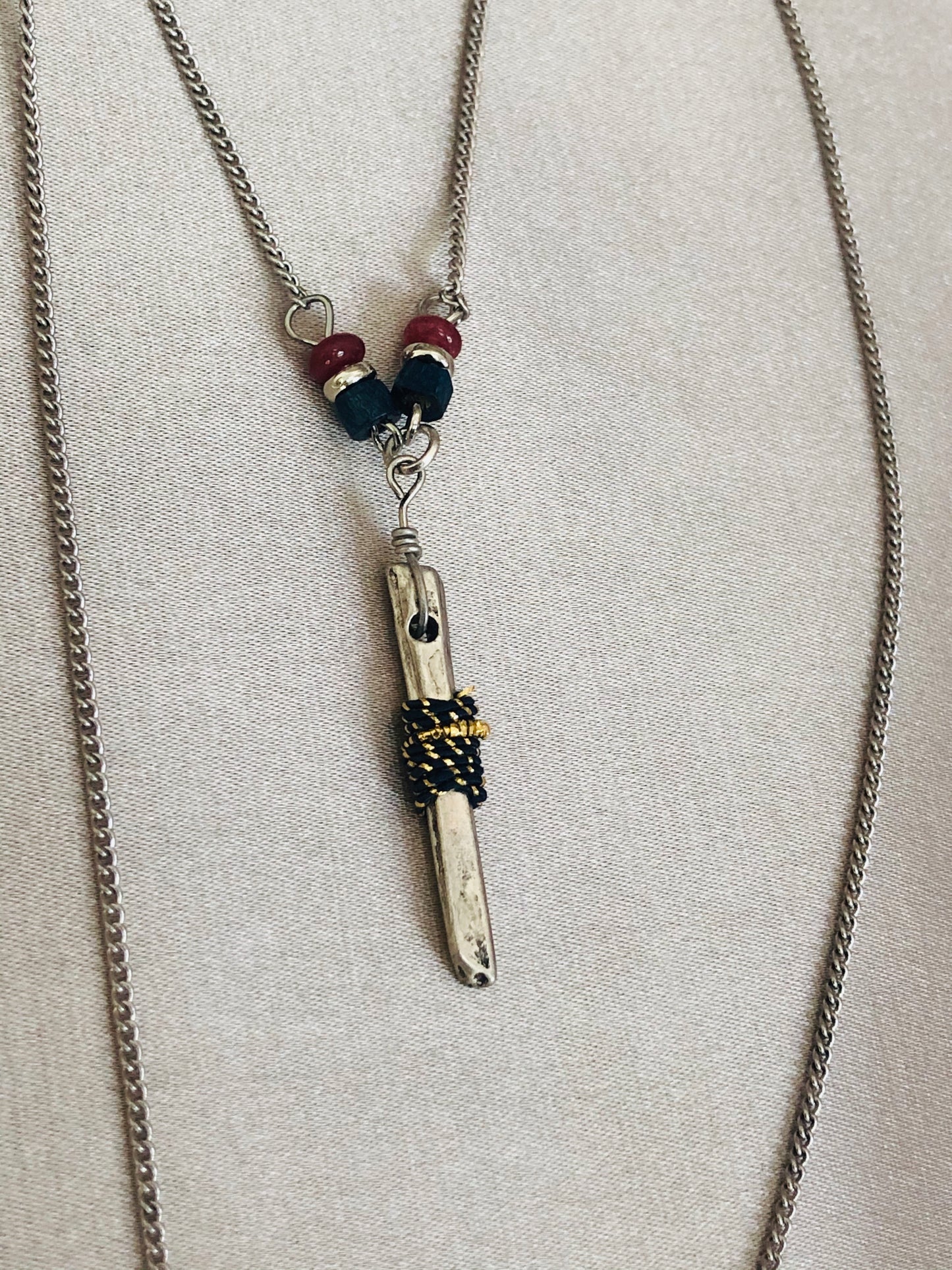 Silver Tassel Necklace