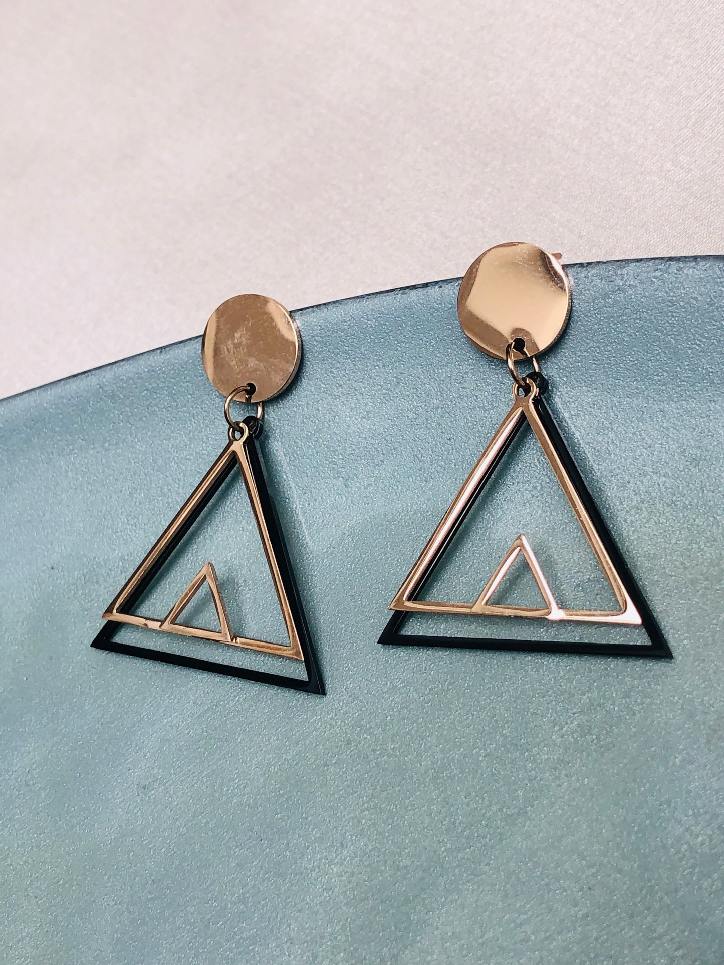 Stencil Earrings