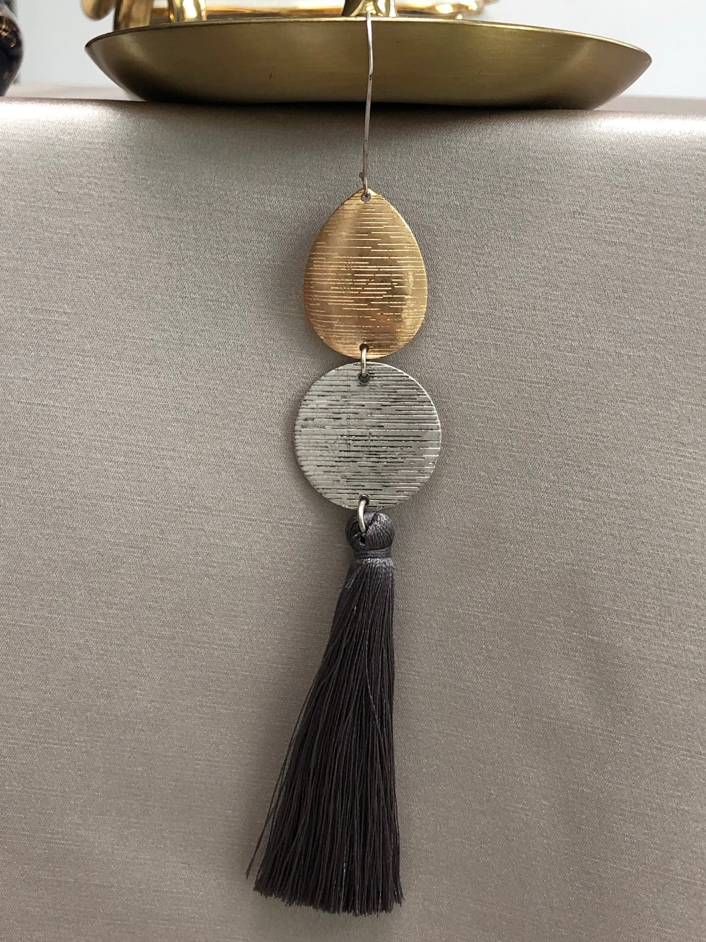 Black Tassel Earrings