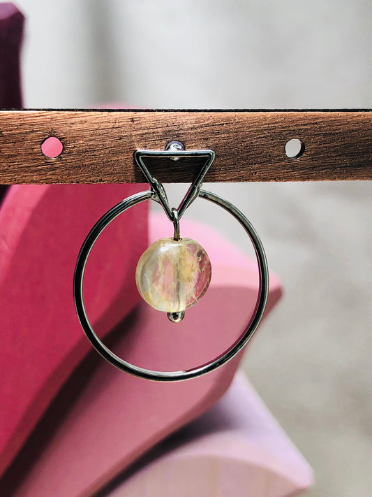 Nude Gem Earrings