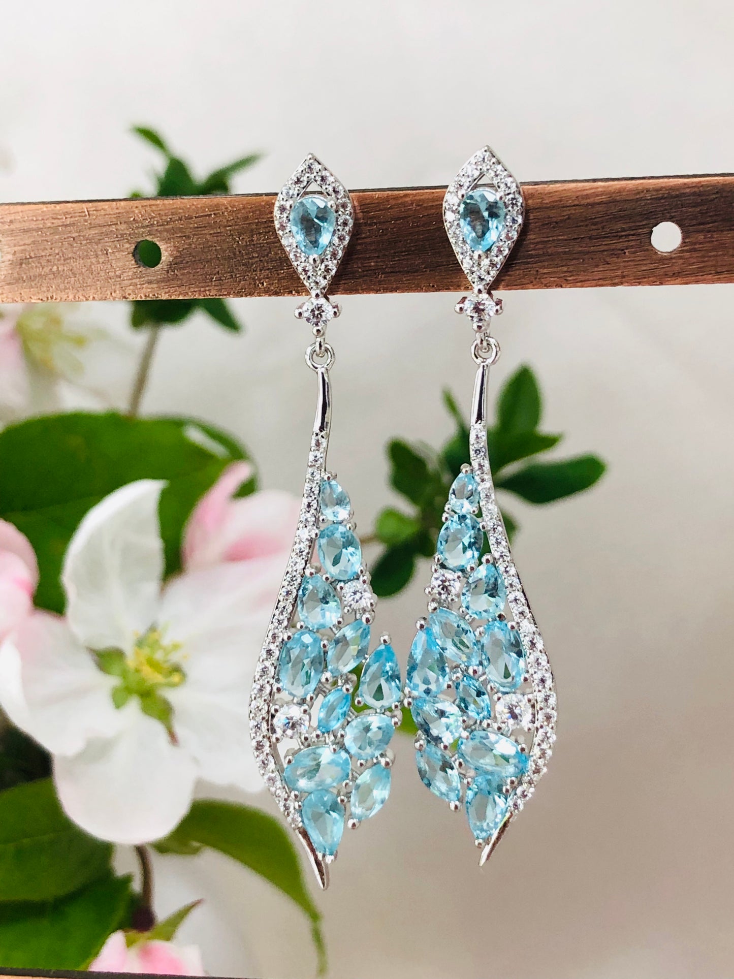 Sea and Sky Blue Earrings