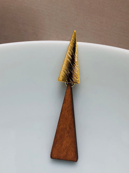 Gold and Wooden Triangles