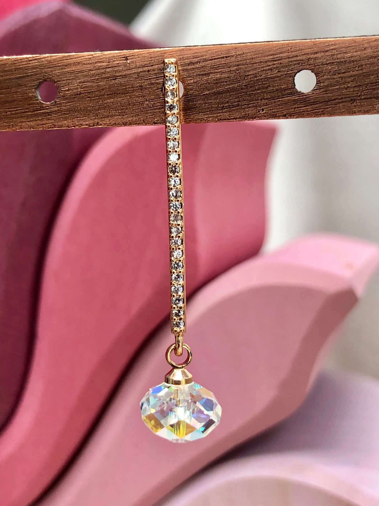 Diamond Sphere Earrings