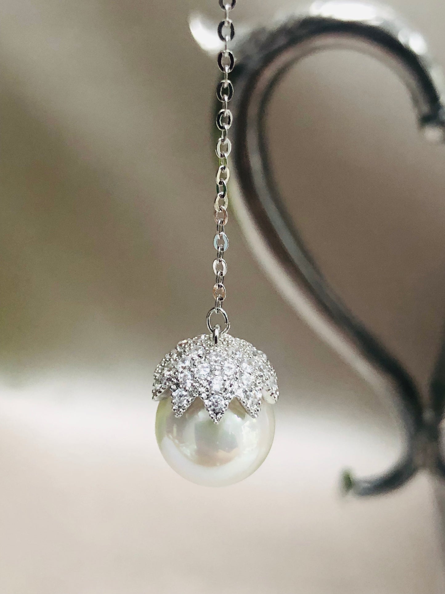 Sparkle Capped Earrings