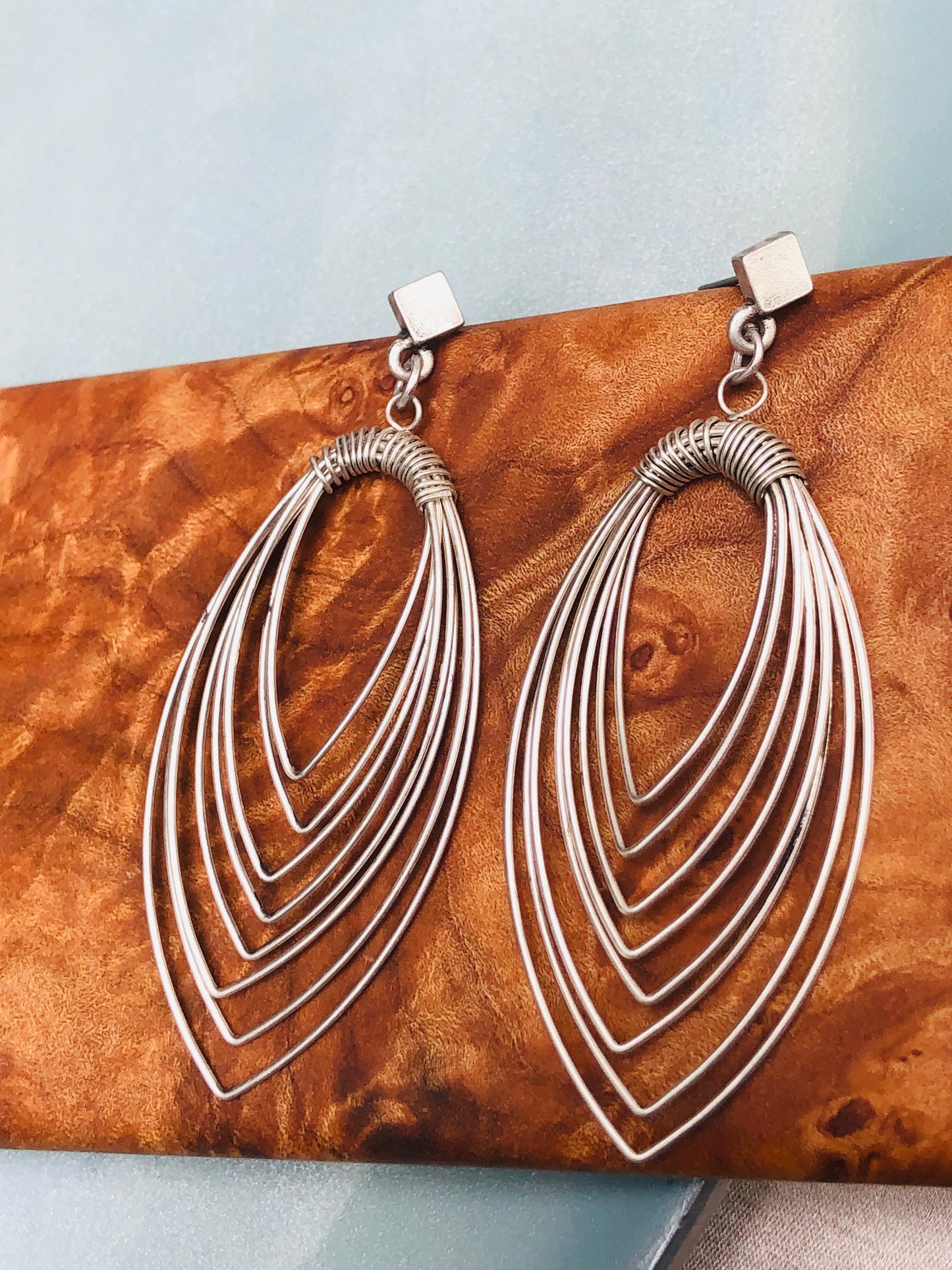 Layered Teardrop Earrings