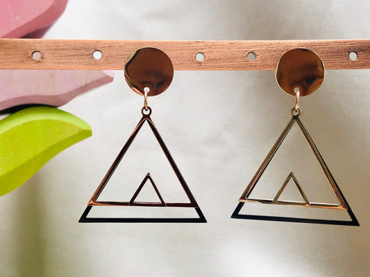 Stencil Earrings