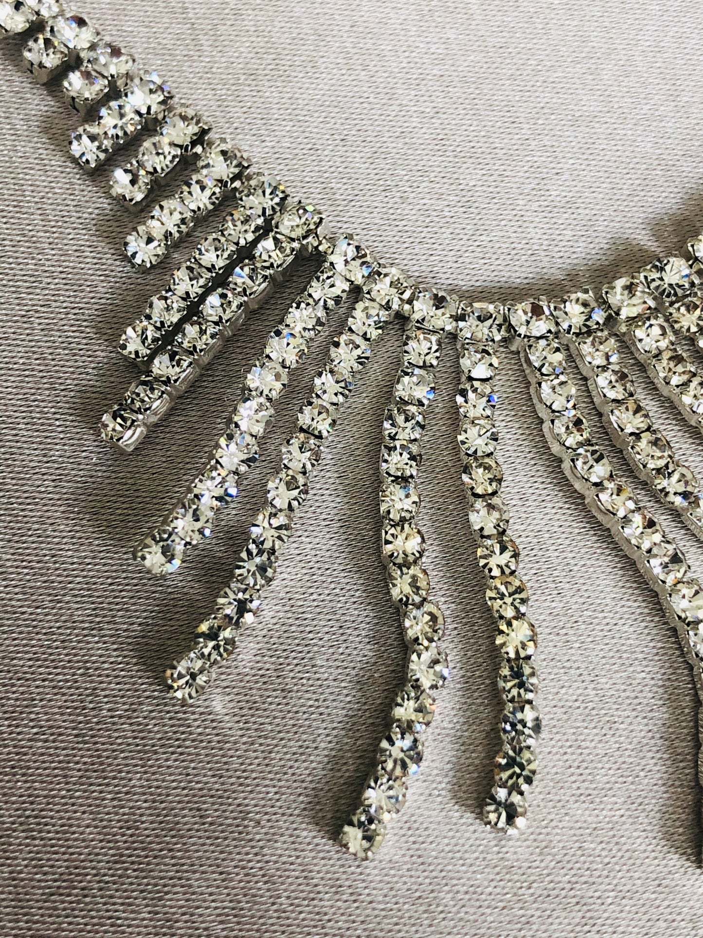 Raining Rhinestone Necklace