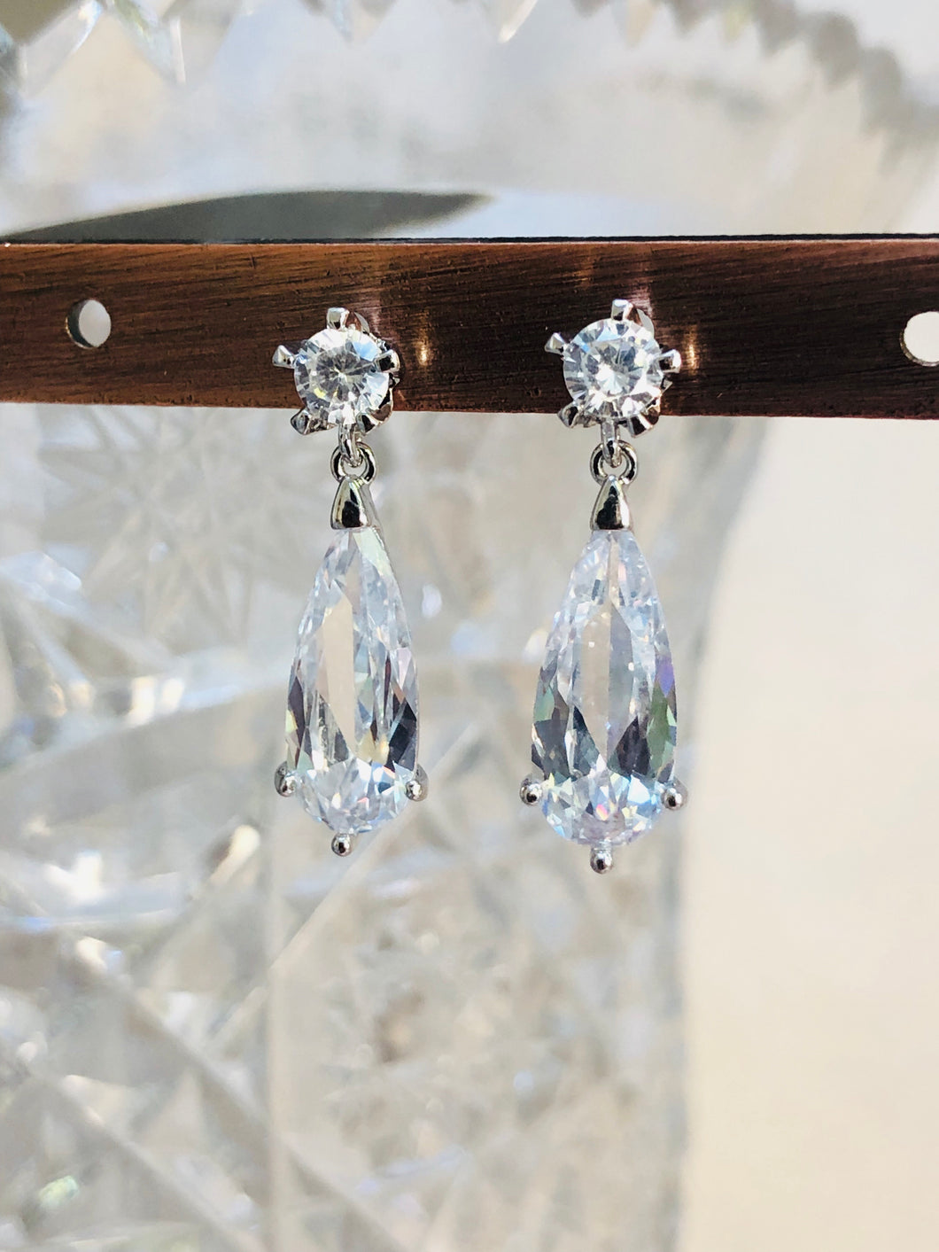 Glass Drop Earrings