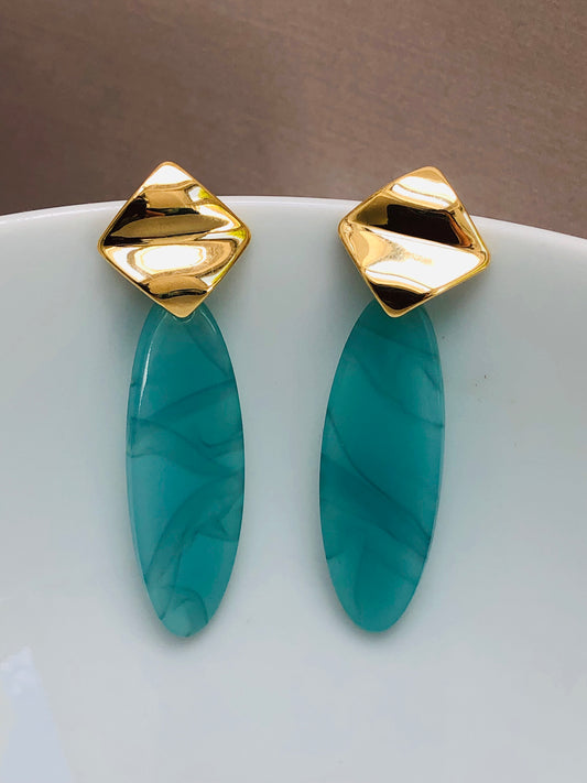 Caribbean Blue Earrings