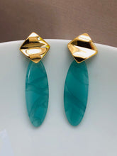 Load image into Gallery viewer, Caribbean Blue Earrings
