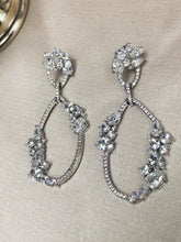 Load image into Gallery viewer, Diamond Adorned Hoops
