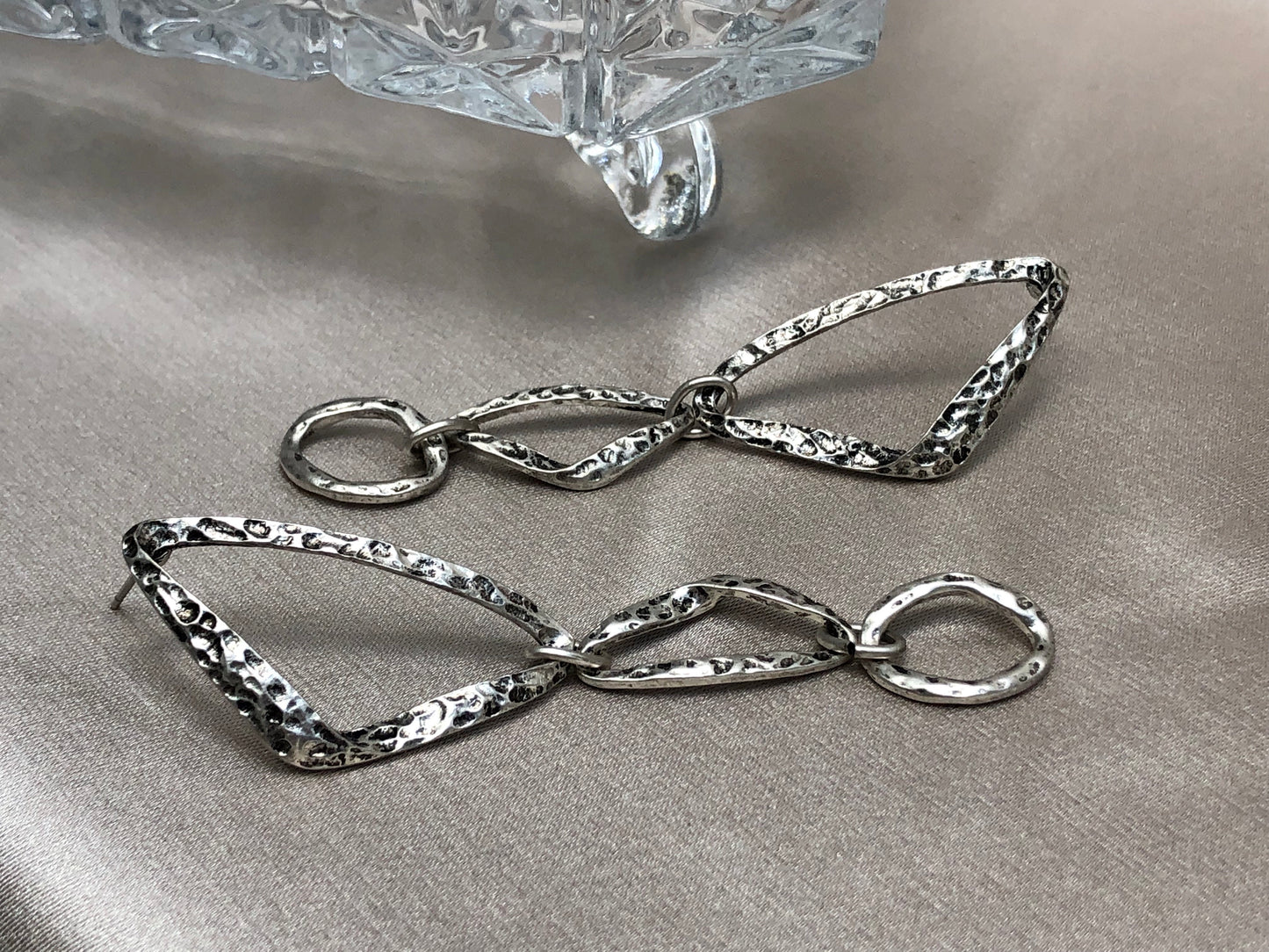 Silver Patina Earrings