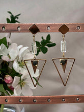 Load image into Gallery viewer, Golden Triangle Earrings
