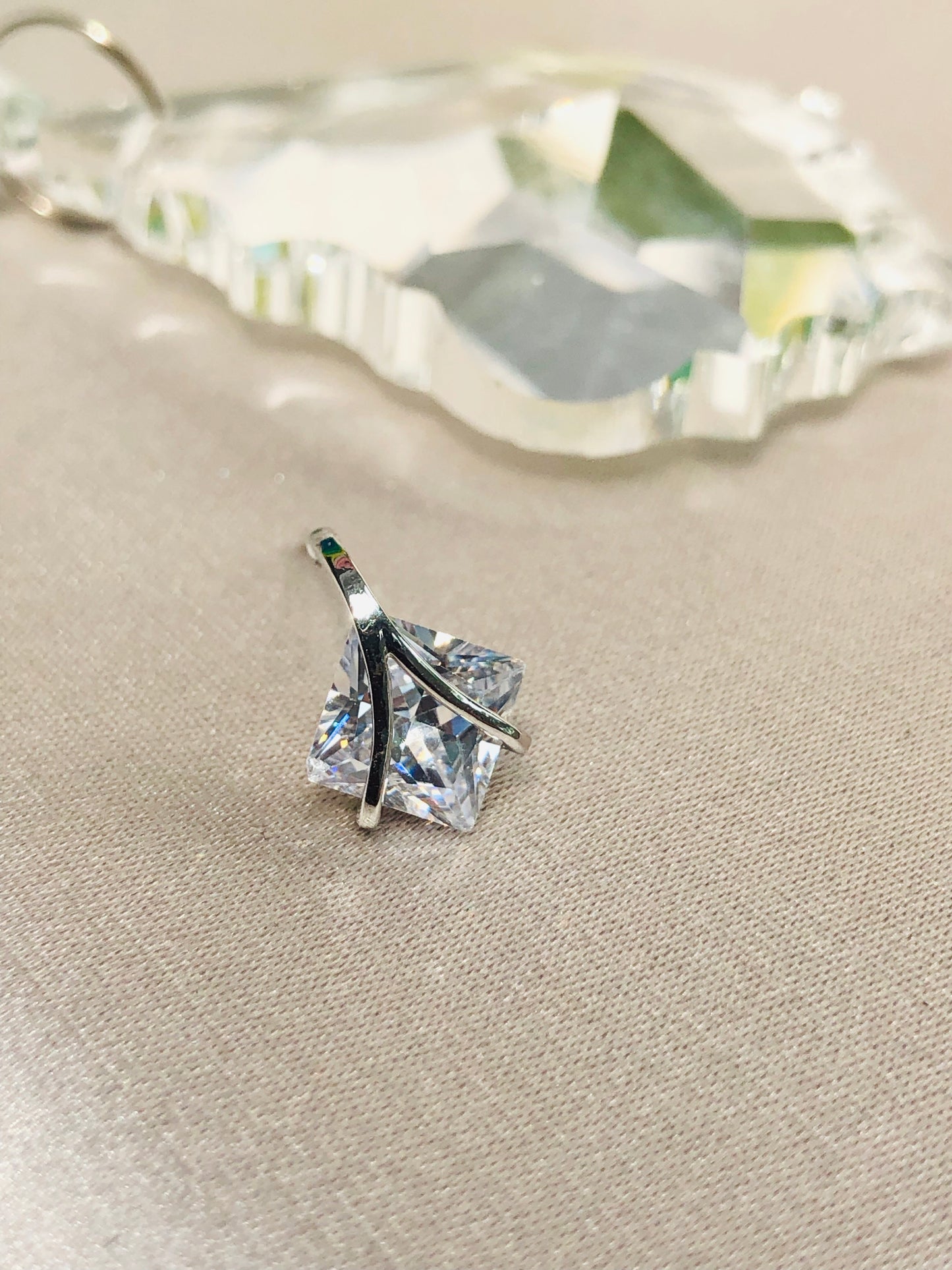 Shining Diamond Earrings