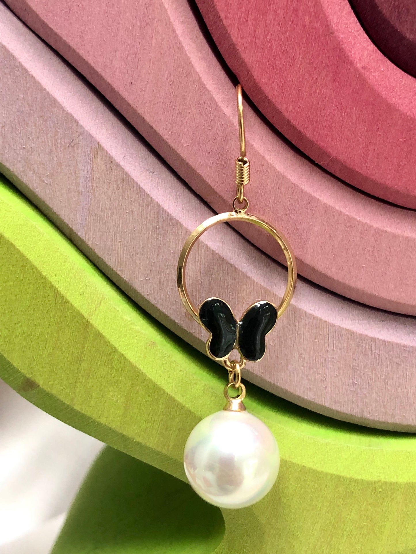 Black Butterfly Earrings