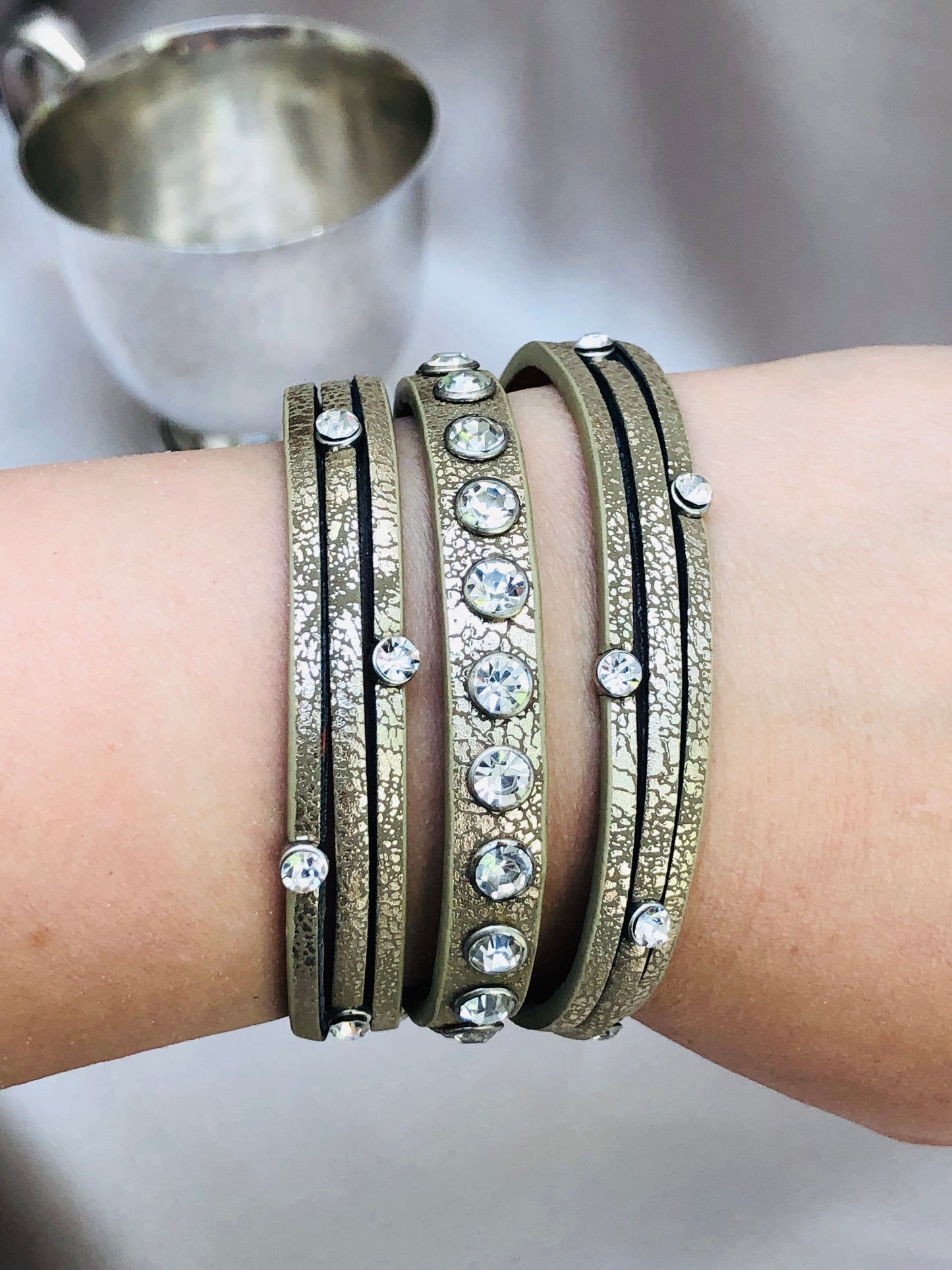 Winding Golden Bracelet