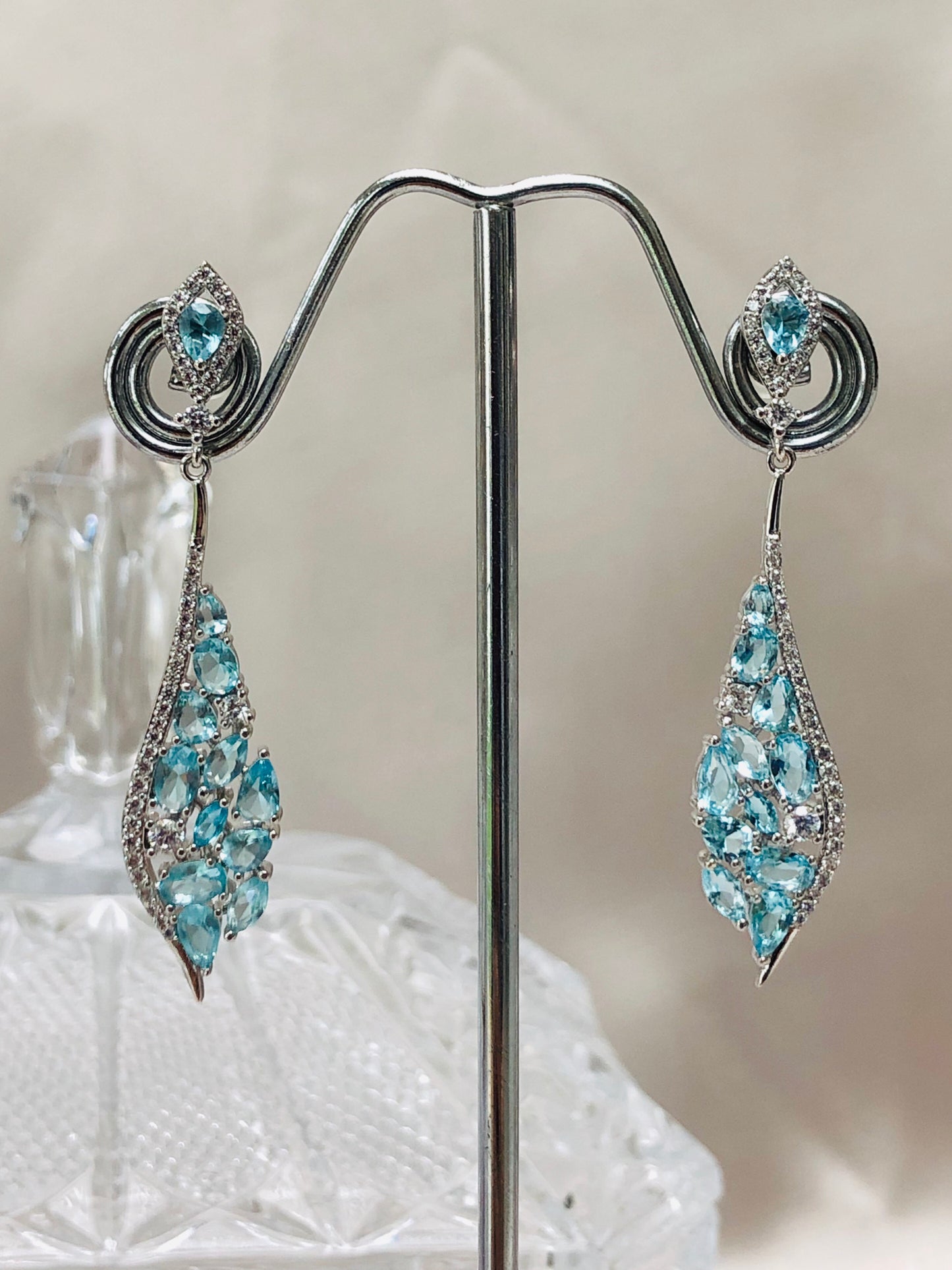 Sea and Sky Blue Earrings