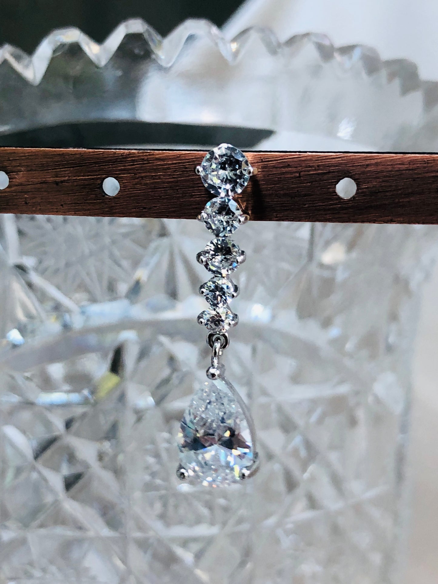 Drop of Crystal Earrings