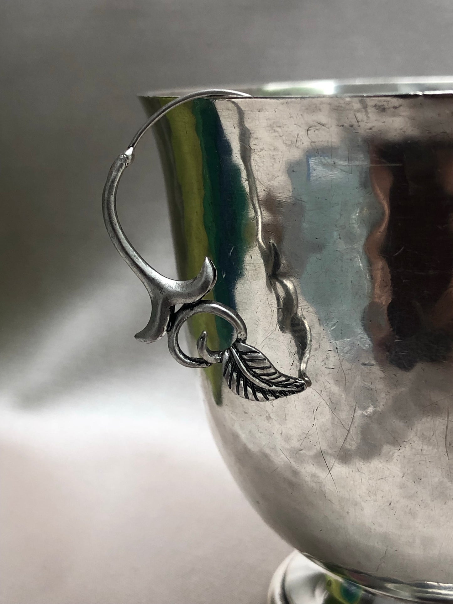 Silver Feather Earrings