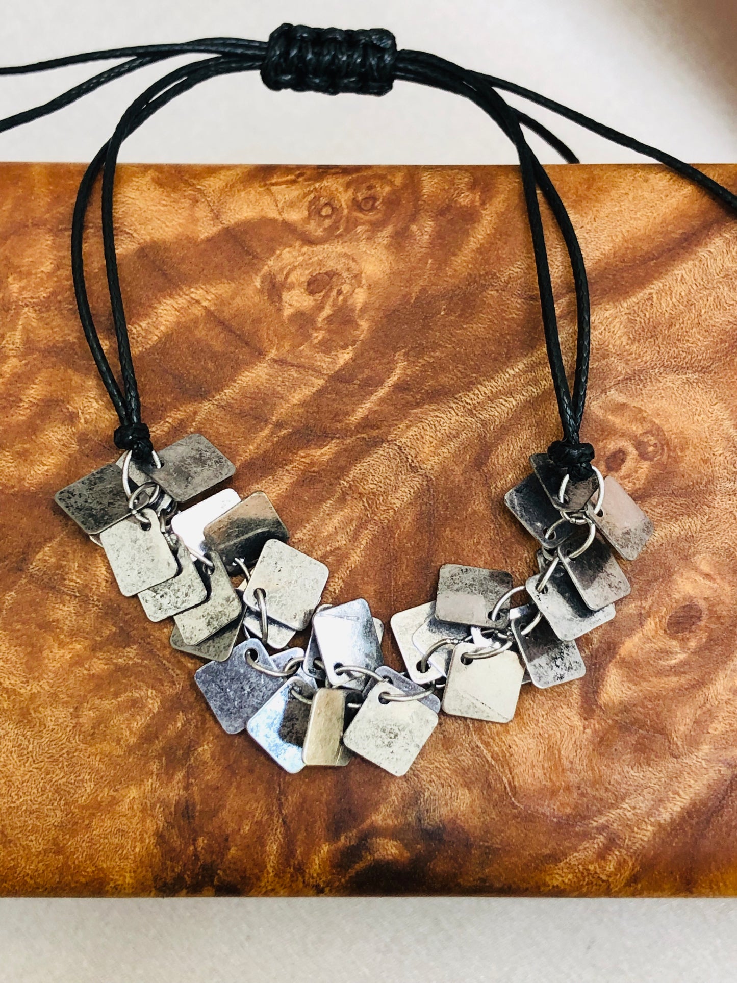 Silver Tiles Bracelet