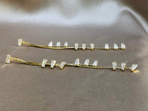 Tumbling Diamond Earrings
