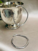 Load image into Gallery viewer, Forged Silver Hoops
