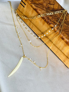 Layered Fang Necklace