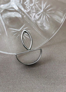 Smooth Silver Earrings