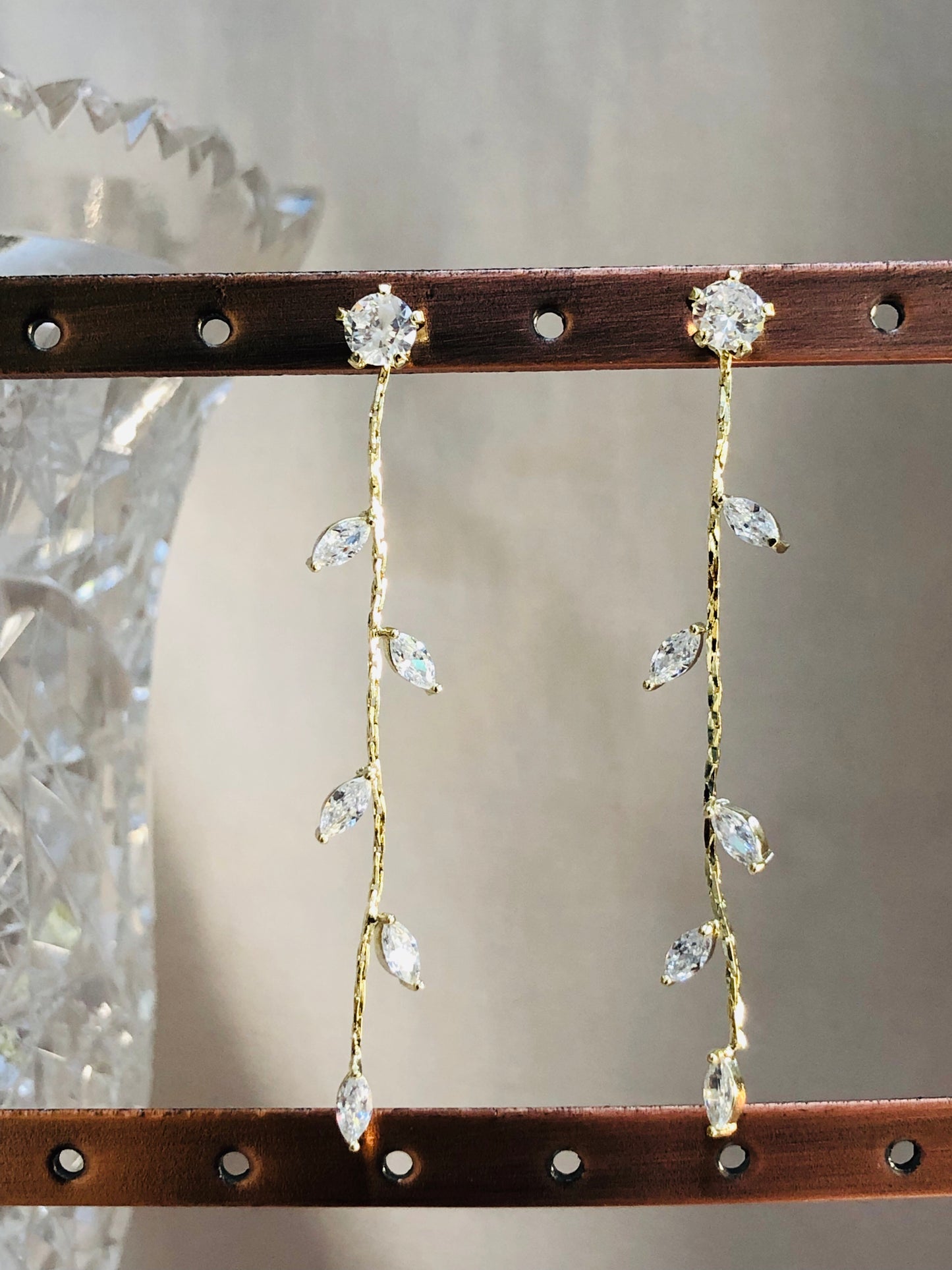 Crystal Vine Earrings