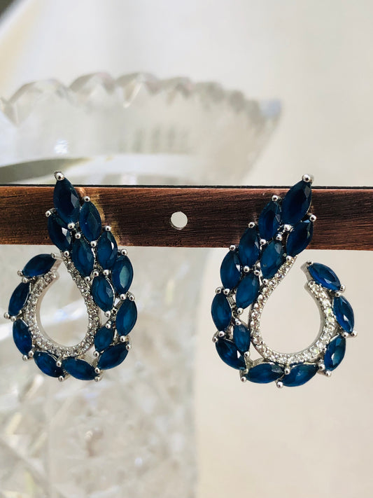 Sweeping Wave Earrings