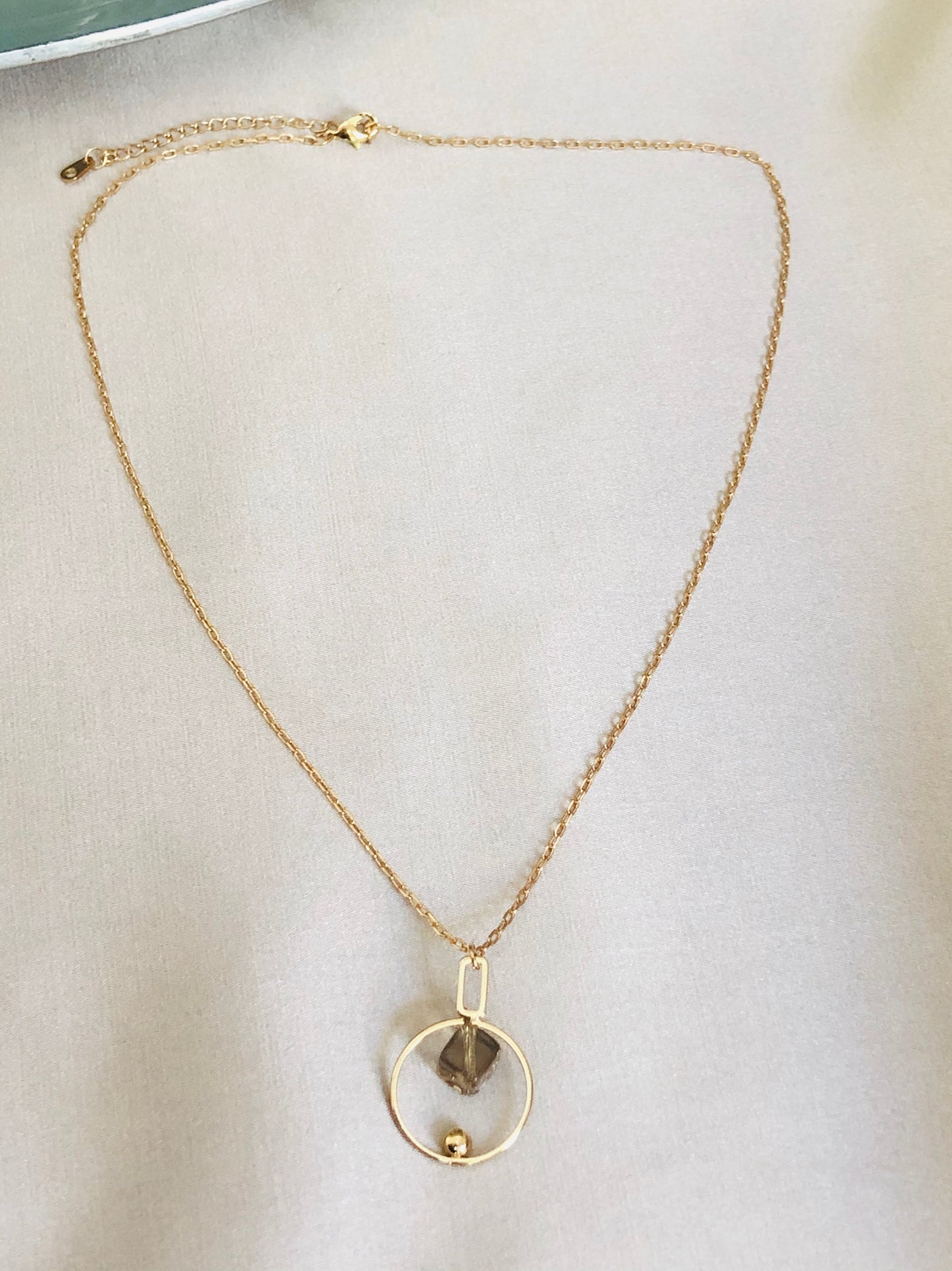 The Circle and The Square Necklace