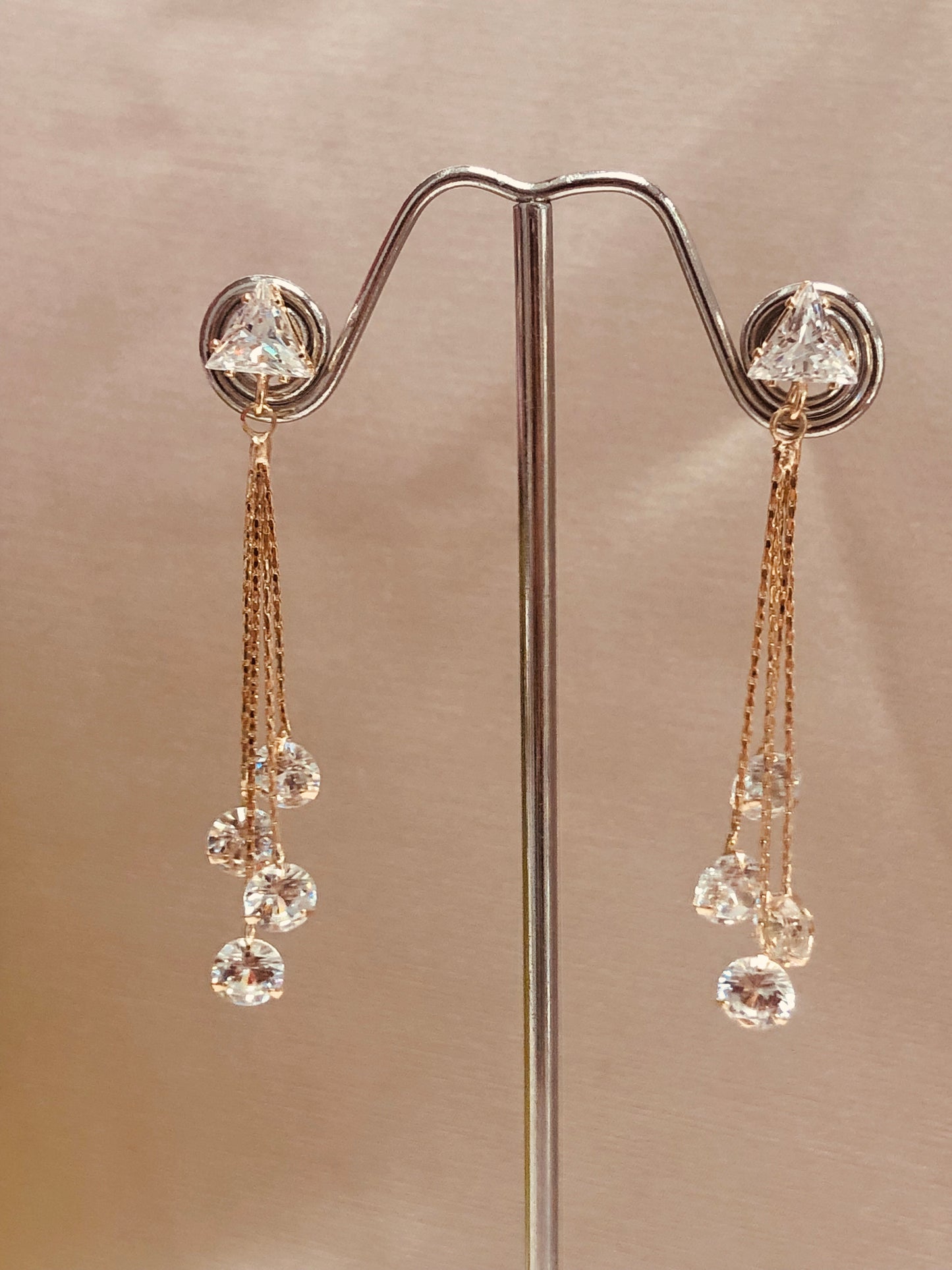 Raining Crystal Earrings