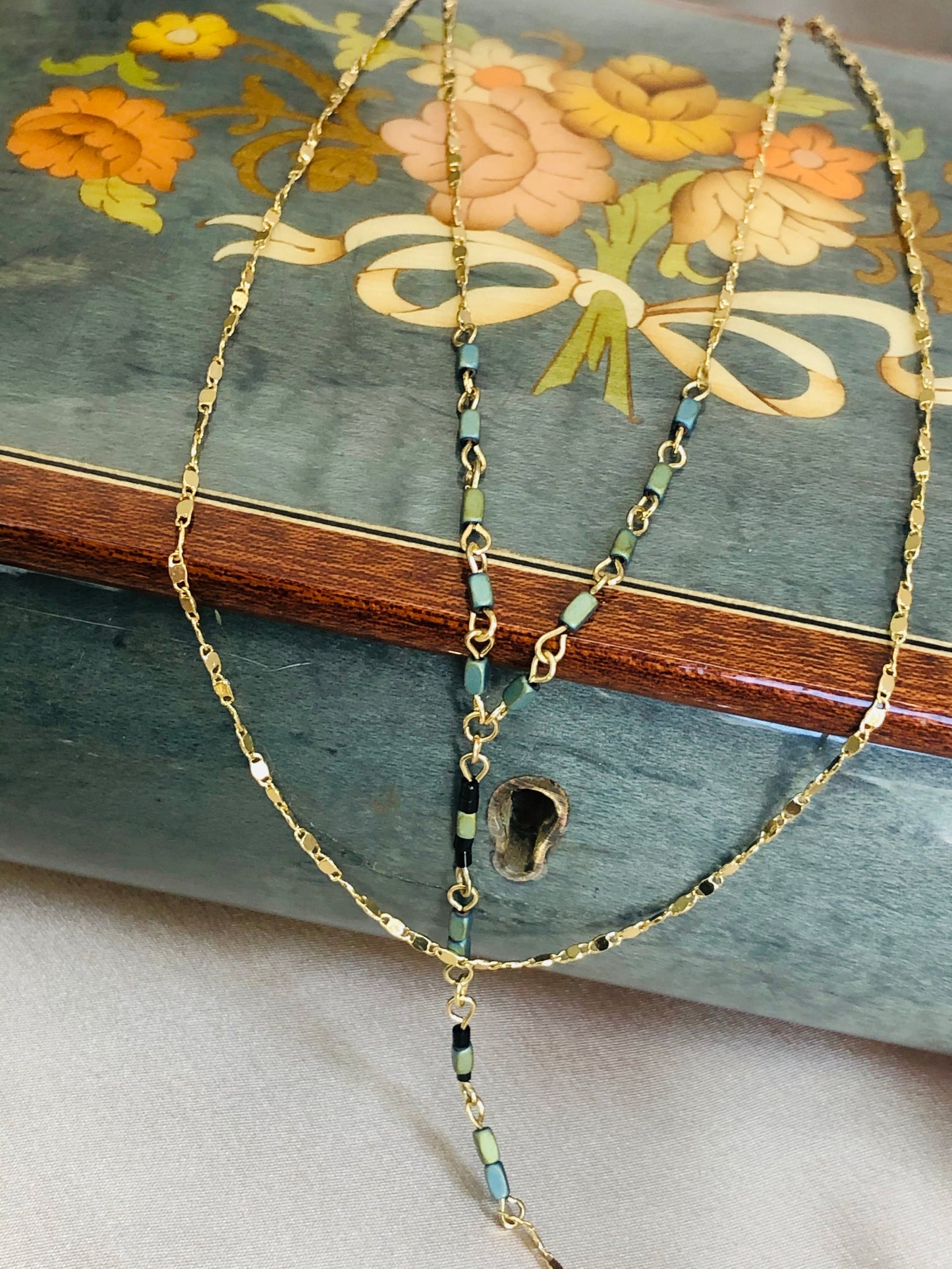 Gold and Blue Layers