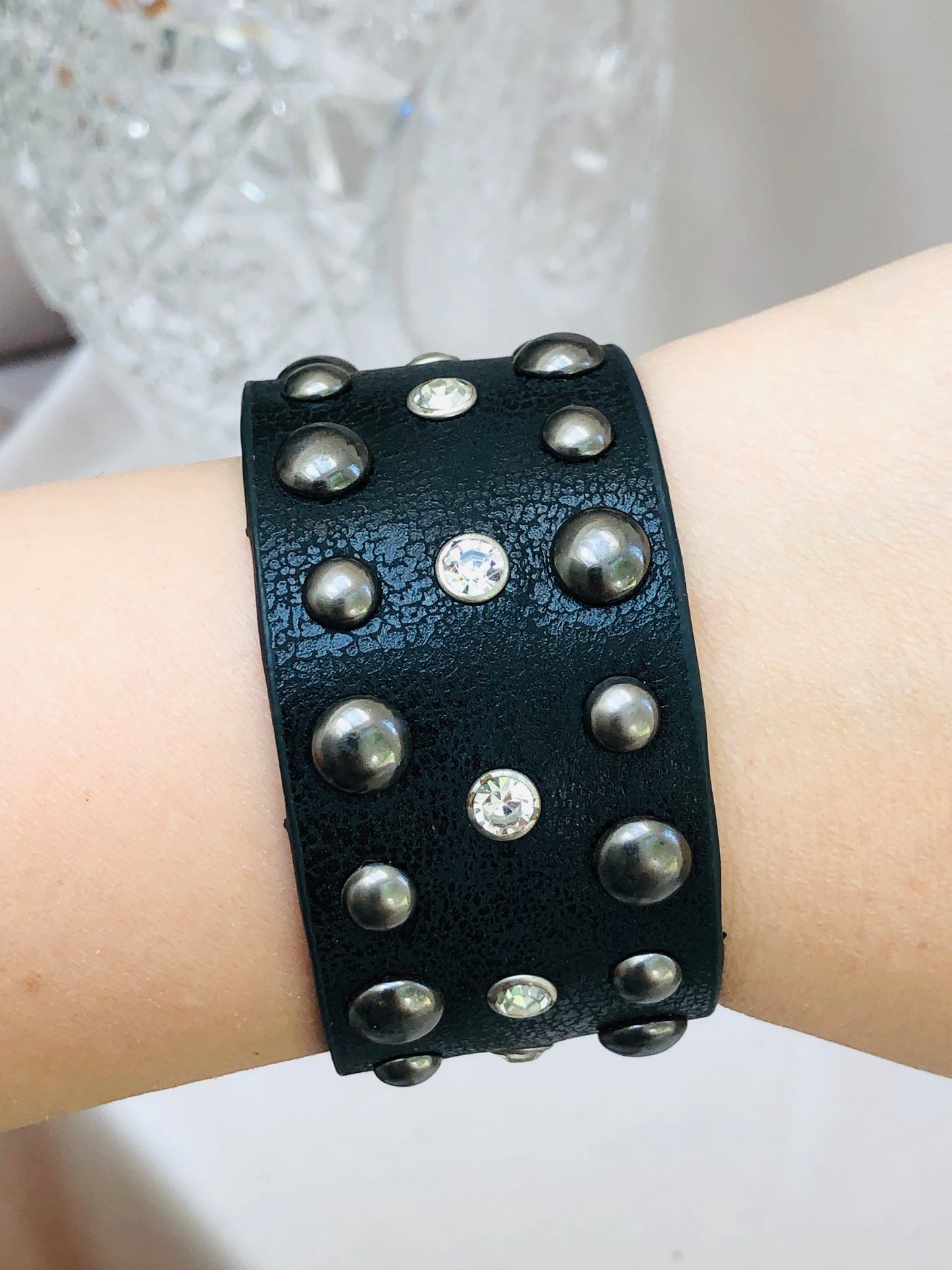 Silver Studded Bracelet