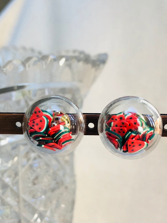 Bowl of Watermelon Earrings