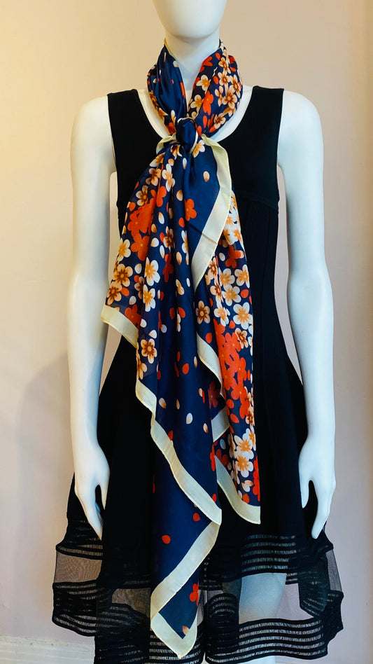 Floral Pattern Scarf