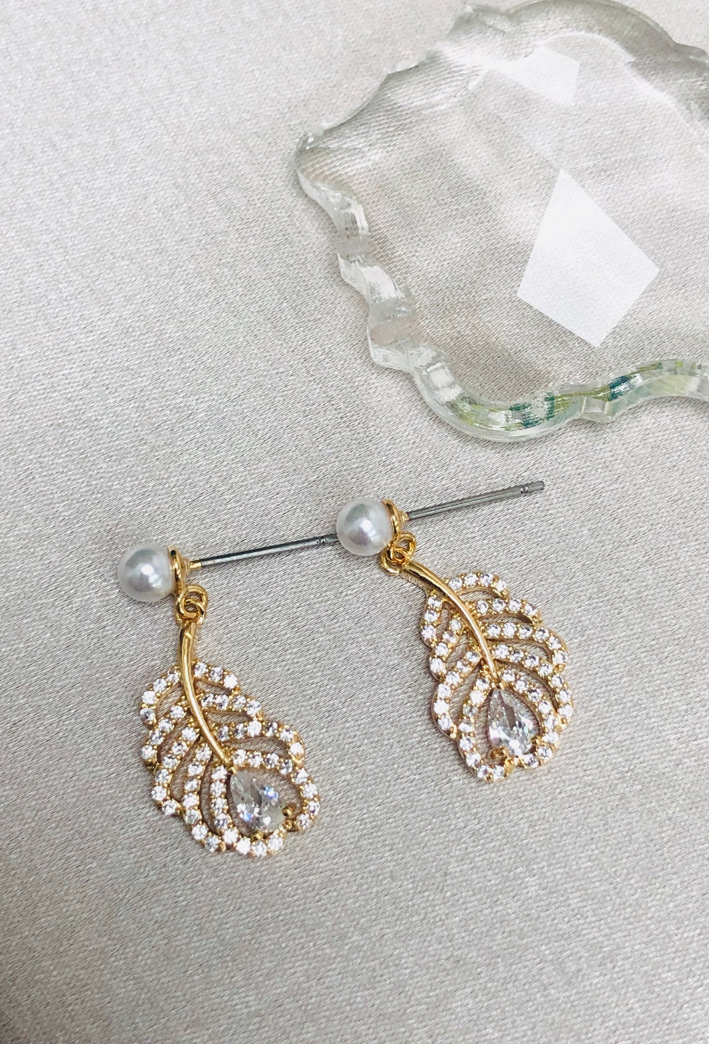 Golden Leaf Earrings
