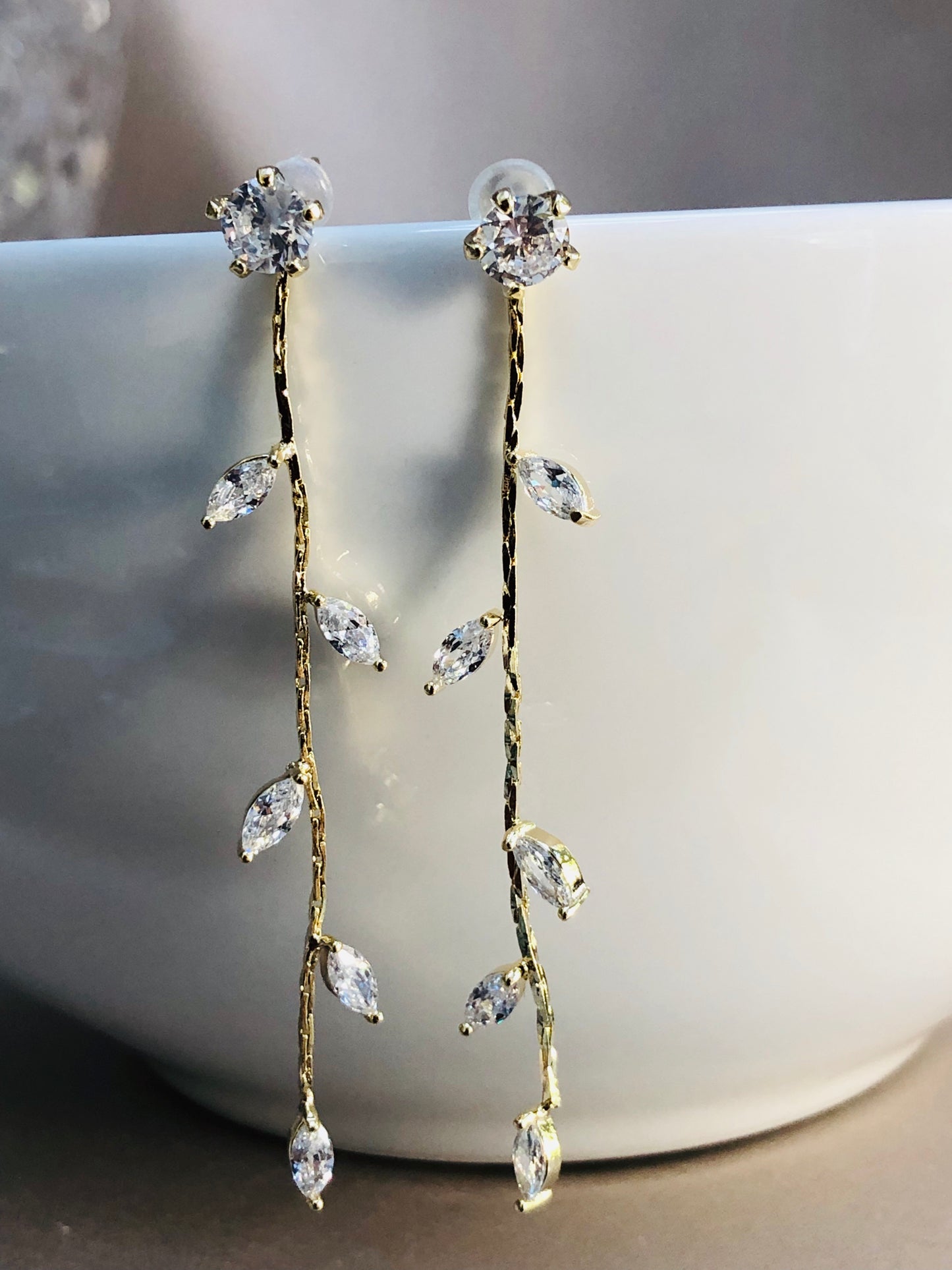 Crystal Vine Earrings