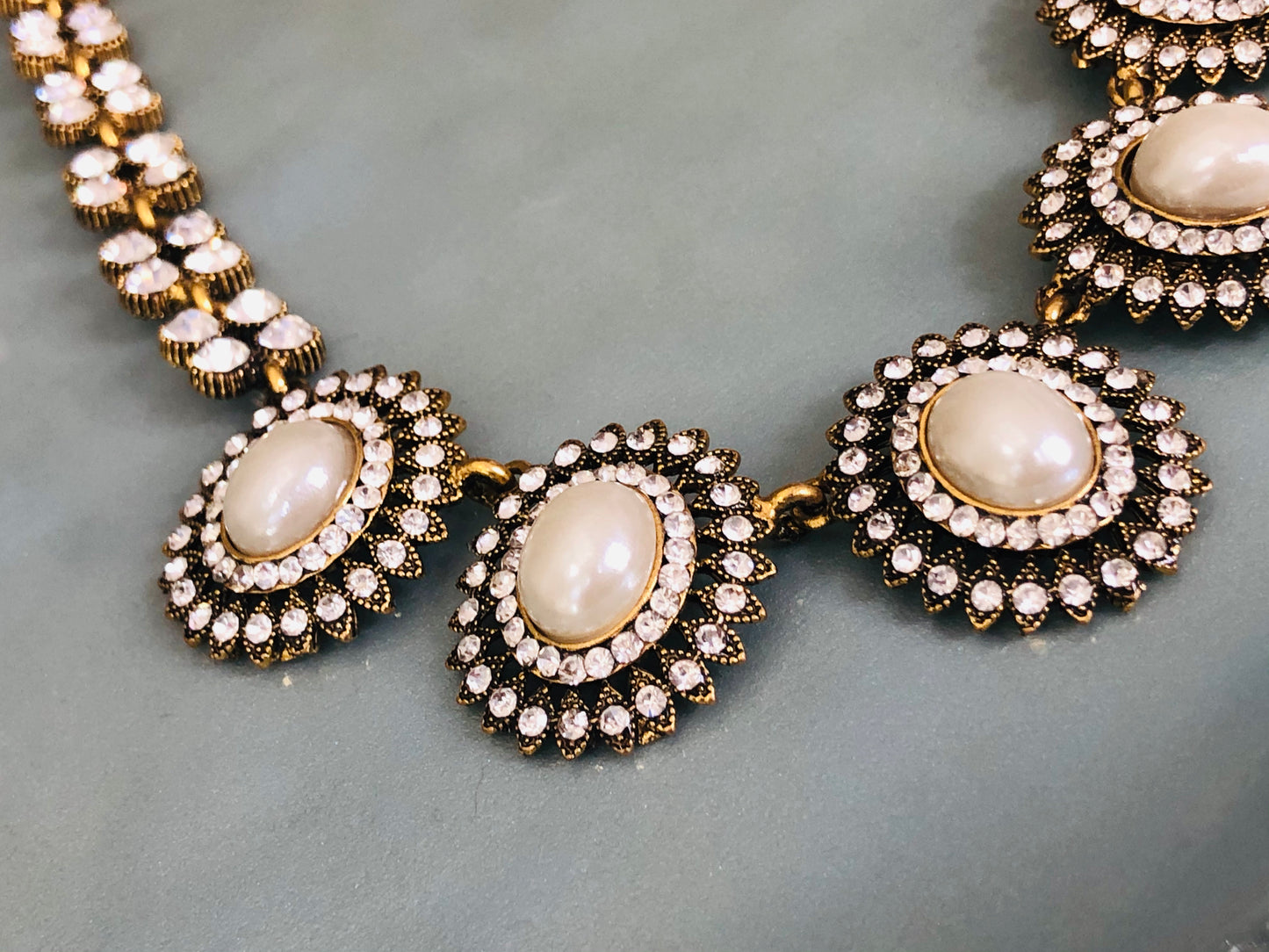 Oval Pearl Necklace