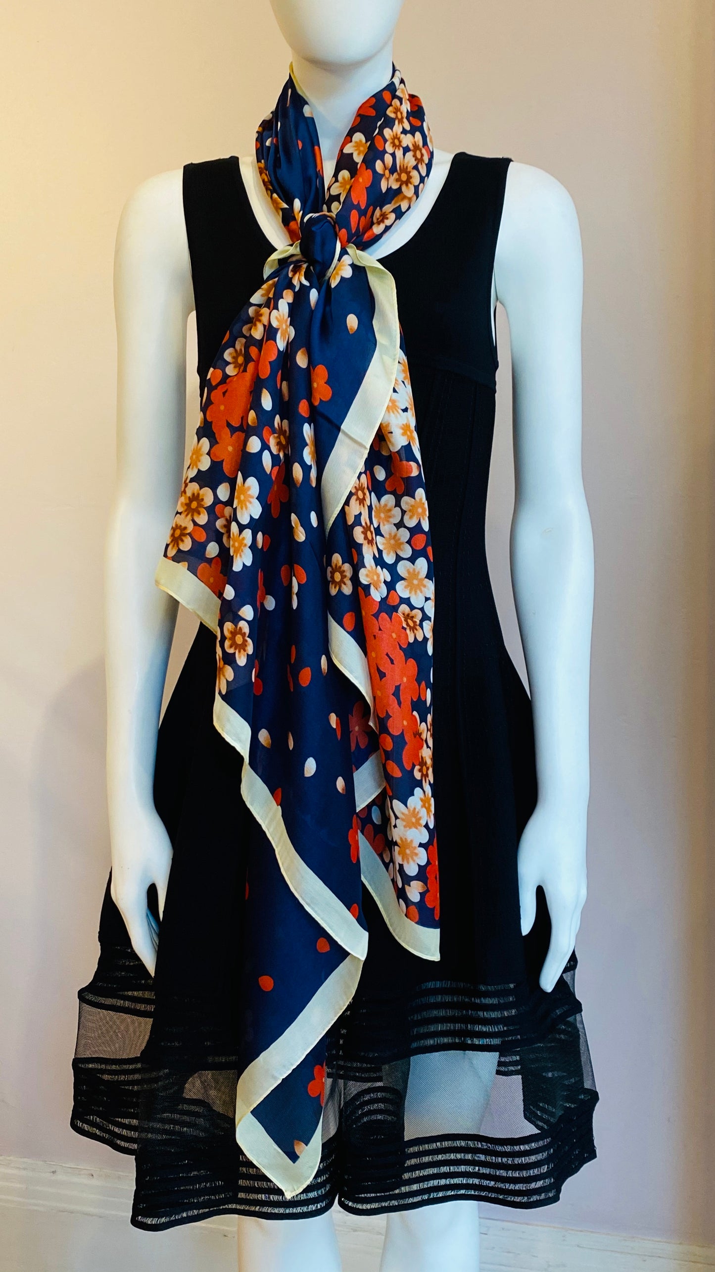 Floral Pattern Scarf