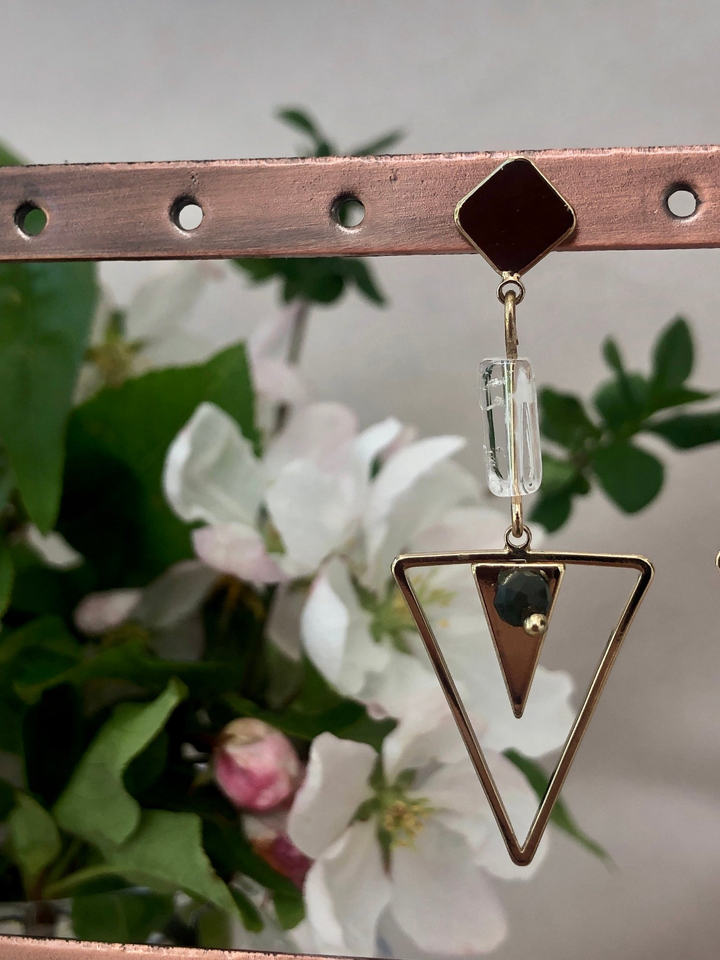 Golden Triangle Earrings