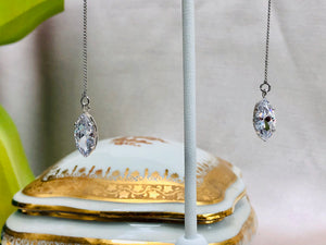 Darting Diamond Earrings