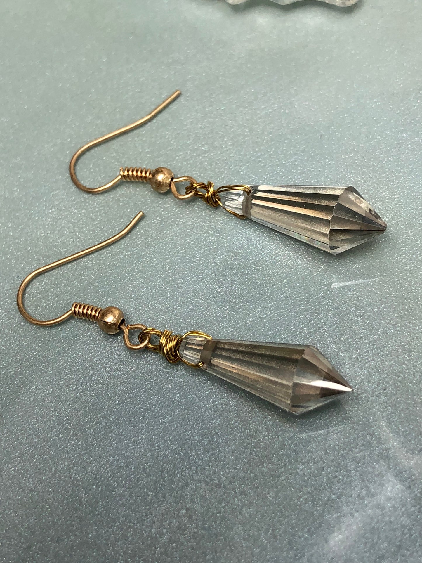 Crystal Point Earring