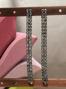 Rhinestone Chain Earrings