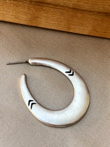 Engraved Arrow Earrings