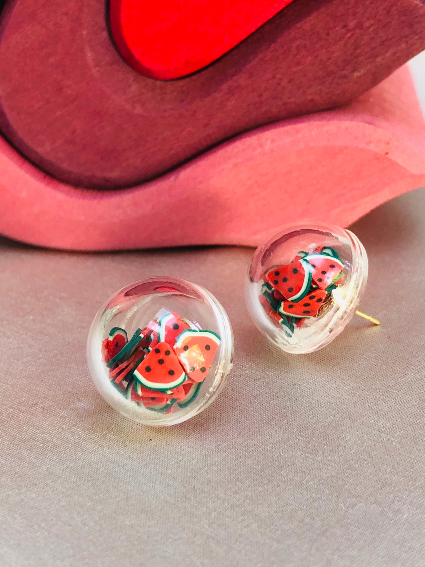 Bowl of Watermelon Earrings