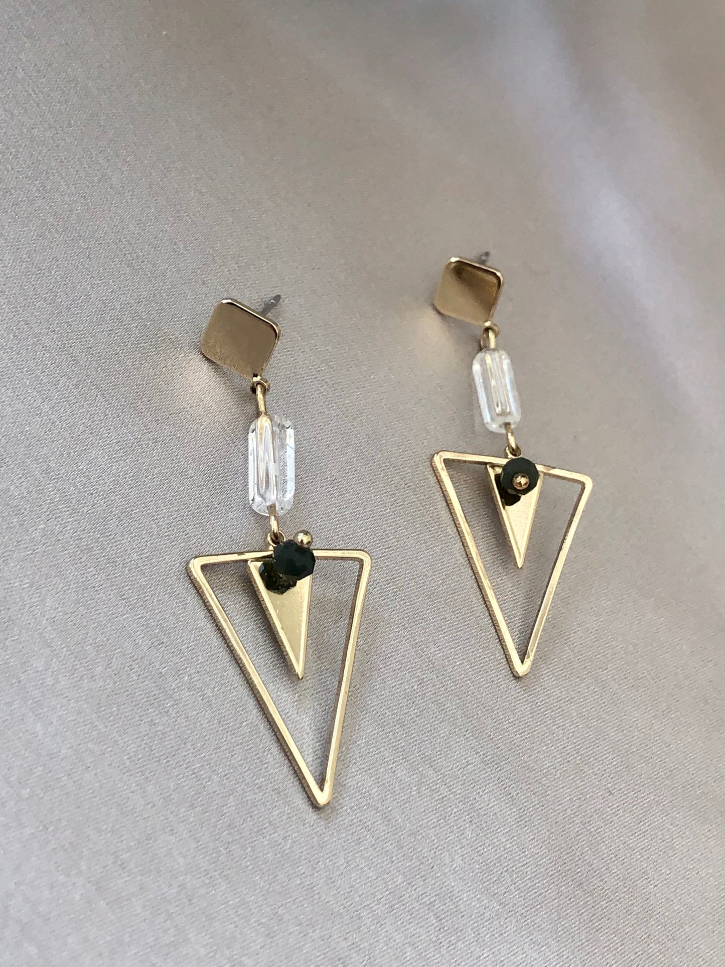 Golden Triangle Earrings