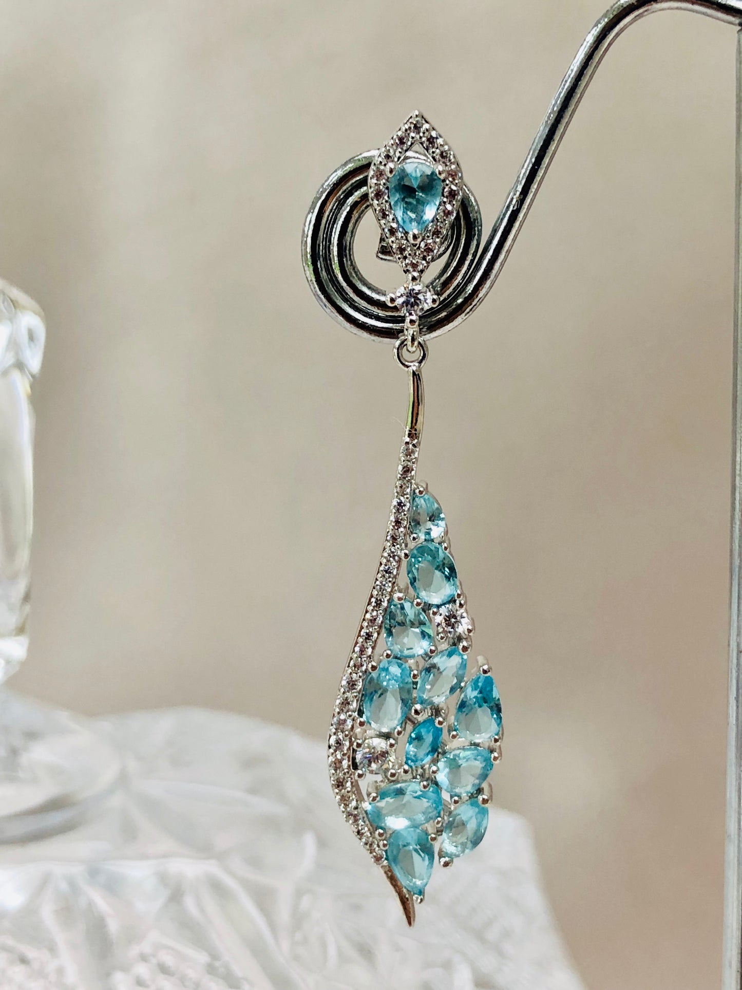 Sea and Sky Blue Earrings